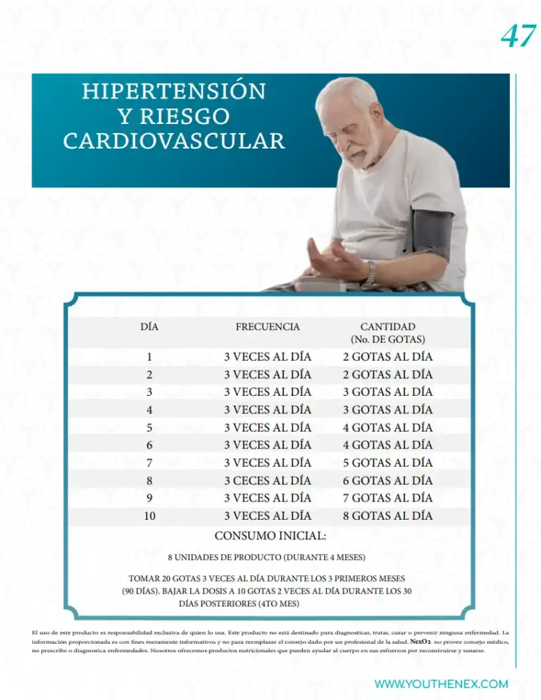 Programa de oxigenación con Nexo2 para hipertensión y salud vascular