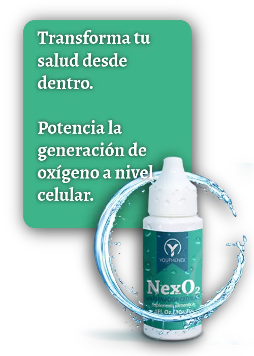 Nexo2 destaca por su fórmula única de oxígeno líquido con sílica y sulfato de deuterio